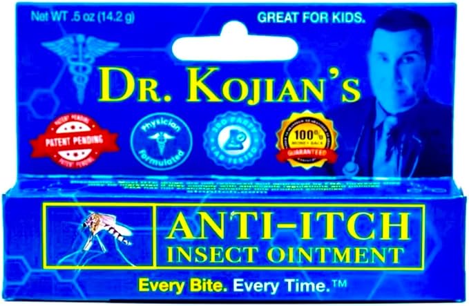 Bug Bite Relief Ointment | Fast-Acting Anti-Itch Cream | Doctor-Formulated Insect Bite Treatment | Reduces Swelling & Itch in Minutes | 0.5oz