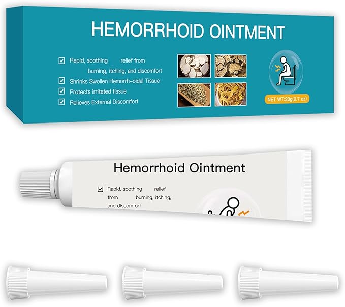 Hemorrhoids Cream，Hemorrhoid Ointment ，Natural Herbs Fast Acting Ingredients，Natural Hemorrhoid Ointment for Men and Women