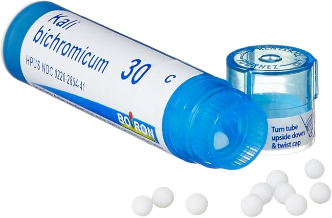 Boiron Kali Bichromicum 30C (Pack of 5), Homeopathic Medicine for Colds