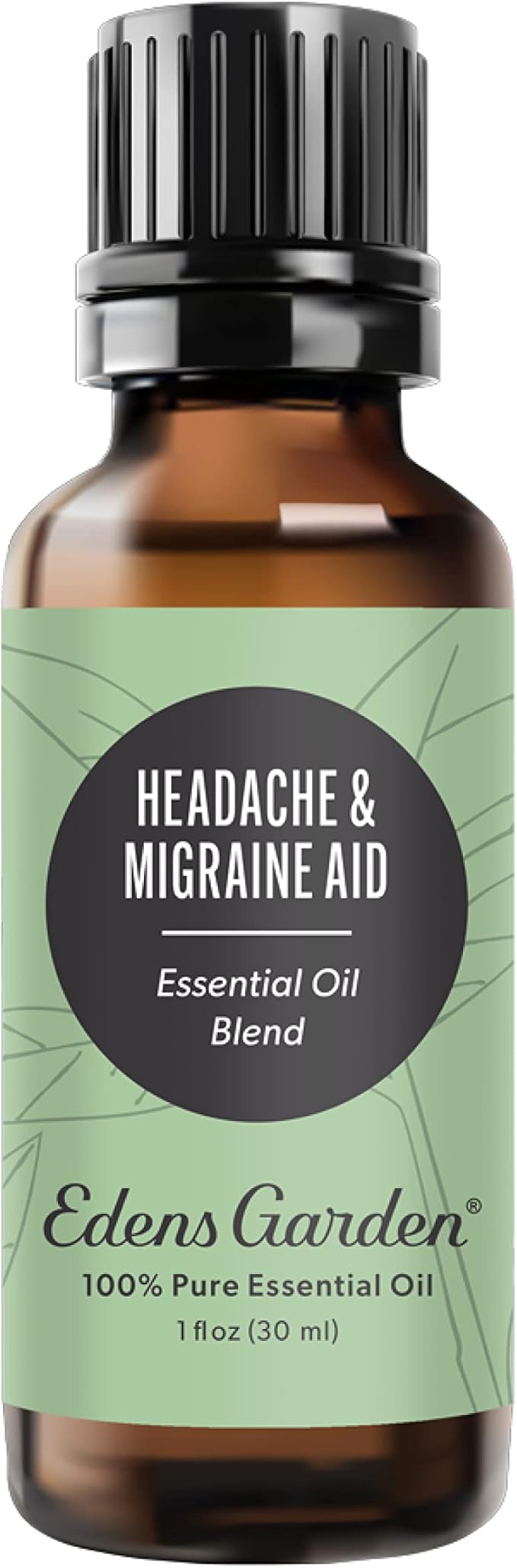 Edens Garden Headache & Migraine Aid Essential Oil Blend- 100% Pure Premium Grade, Undiluted, Natural, Therapeutic, Aromatherapy, The Best for Skin, Humidifiers, Face 30 ml (1 fl oz)
