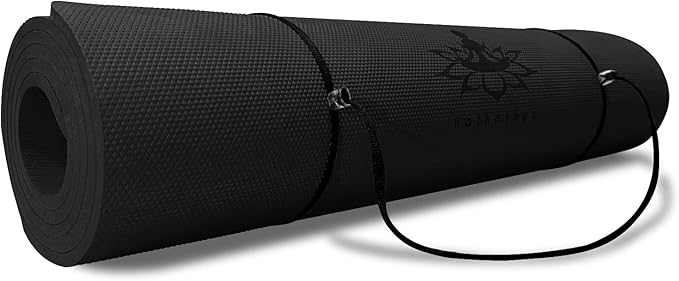 Hatha Yoga Thick TPE Yoga Mat 72"x 27"x1/3 inch Non Slip Eco Friendly Exercise Mat for Yoga Pilates & Floor Workouts