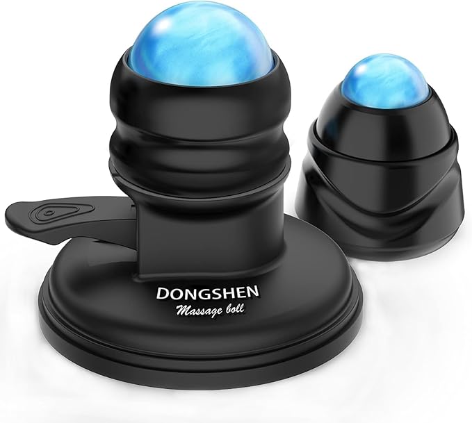 Massage Ball Deep Tissue 2 in 1 Mountable and Removable Trigger Point Massager for Relieve Muscle and Joint Pain Relax Full Body