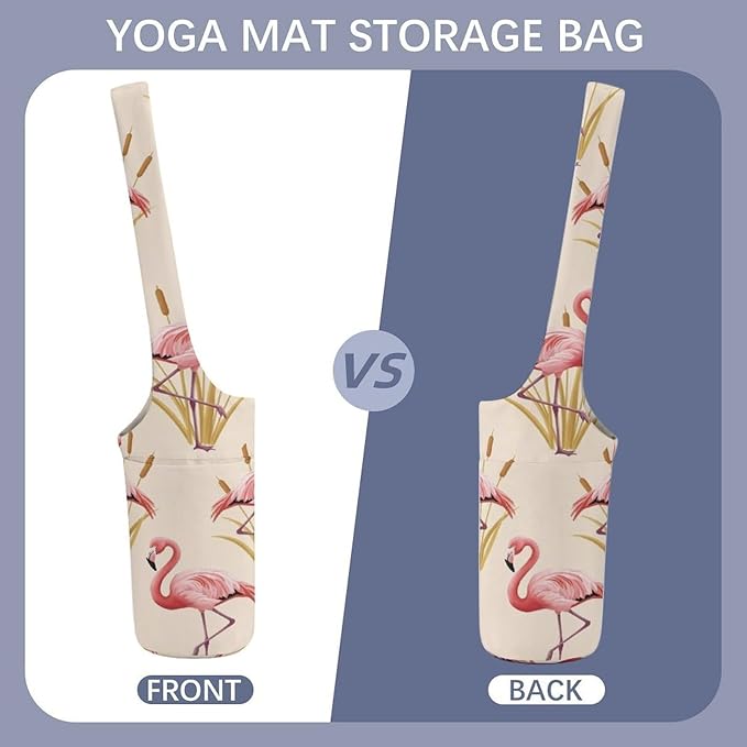 Meaudiwes Stylish Yoga Mat Bags Sports Yoga Totes Fits Most Size Mats Exercise Mat Carrier Storage Bag Yoga Gifts for Women
