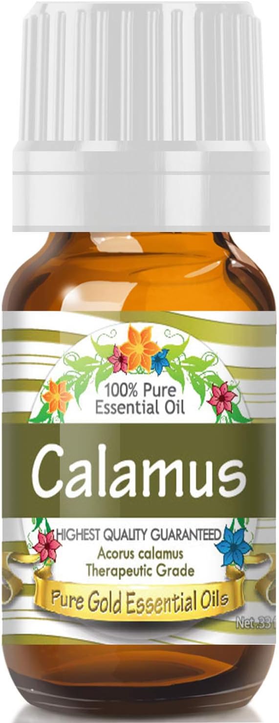 Pure Gold Essential Oils - Calamus Essential Oil - 0.33 Fluid Ounces