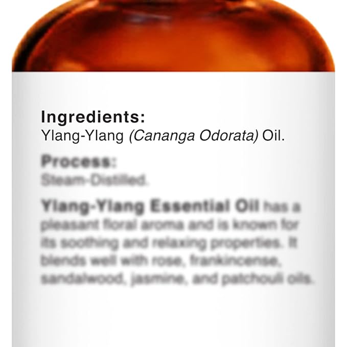 Majestic Pure Essential Oil with Glass Dropper - 100% Pure and Natural - Essential Oils for Diffuser, Aromatherapy, Soap and Candle Making, Ylang Ylang Essential Oil, Ylang Ylang Oil, 1 Fl Oz