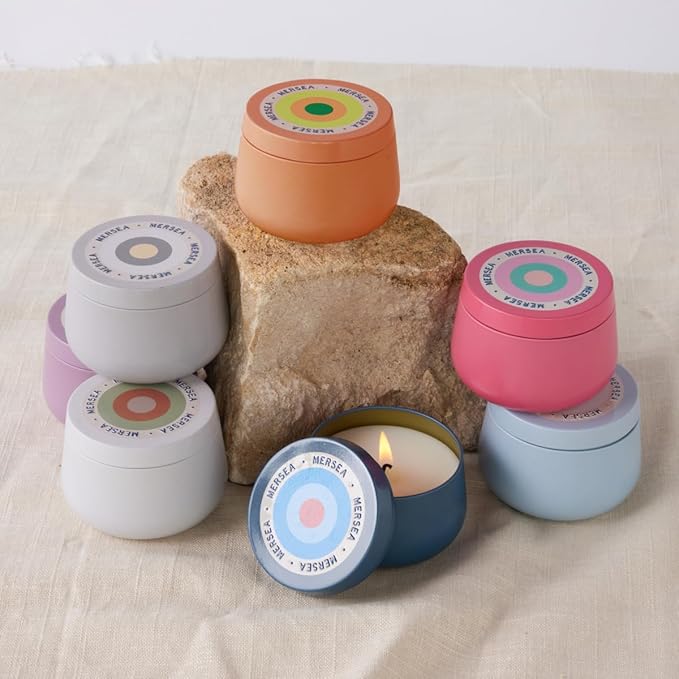 MERSEA Voyager Tin Candle, Scented Candle Tin (3.5 oz)
