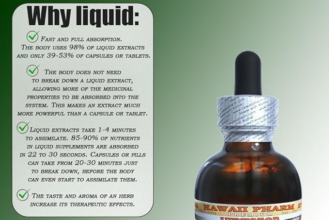 Jasmine Alcohol-Free Liquid Extract, Organic Jasmine (Jasminum officinale) Dried Flower Glycerite Hawaii Pharm Natural Herbal Supplement 2x4 oz