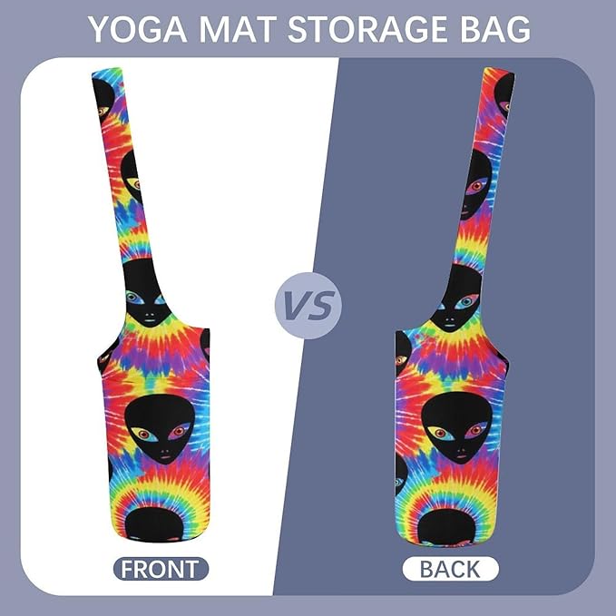 Aiyoolee Yoga Mat Bag for Women with Large Pocket, Yoga Gifts Accessories with Adjustable Shoulder Strap for Workout Stuff