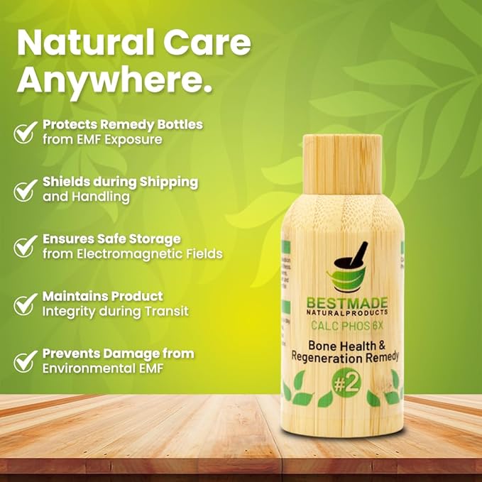 Bestmade Natural Products Calc Phos 6X, Homeopathic Cell Salt Remedy for Bone Health & Regeneration - Helps with Growth Problems, Broken Bones, Calcium Deficiency & Coldness, 350 Pellets