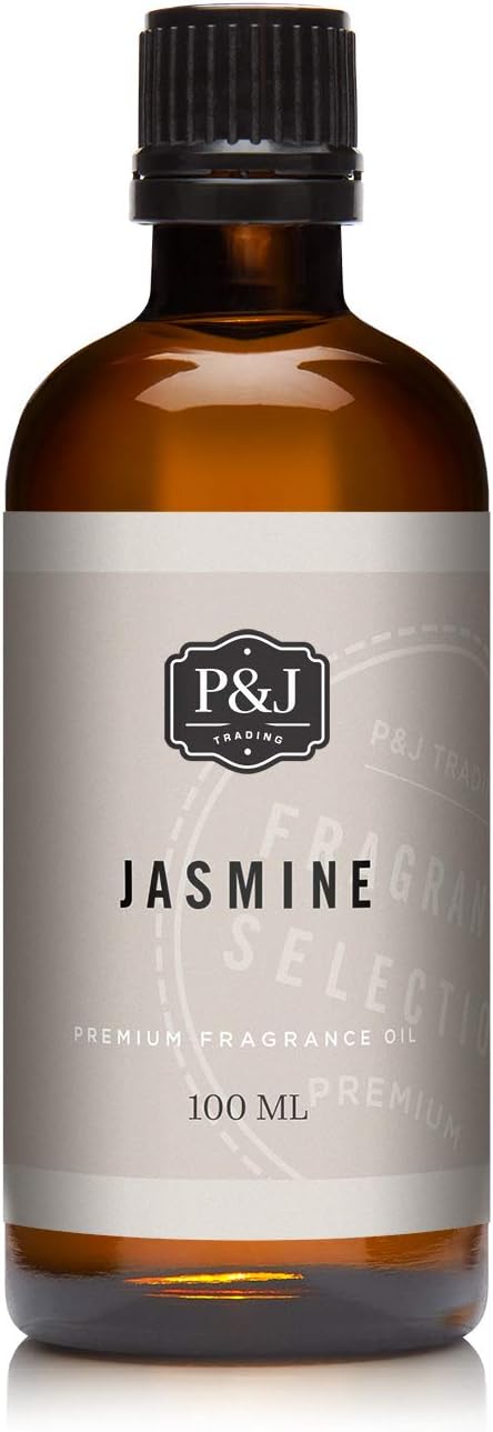 P&J Trading Fragrance Oil | Jasmine Oil 100ml - Candle Scents for Candle Making, Freshie Scents, Soap Making Supplies, Diffuser Oil Scents