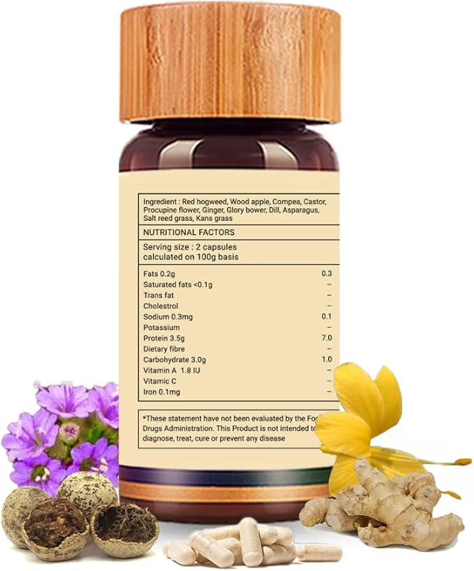 Biogetica Amesolve Herbal Support for Secondary Amenorrhoea with Punarava and Asparagus Racemose - Helps Regulates The Menstrual Cycle - Non-GMO - 100% Vegan Ayurveda Supplement - 80 Capsules