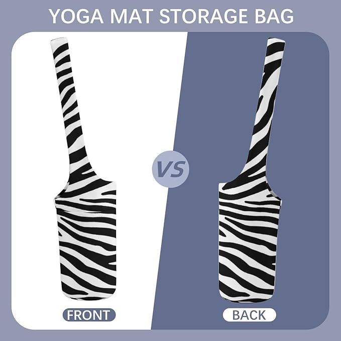 Aiyoolee Yoga Mat Bags, Large Tote Yoga Mat Carrier Holder with Water Bottle Pocket, Adjustable Shoulder Strap Storage Bag