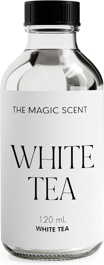 The Magic Scent White Tea Diffuser Oil - Hotel & Home Luxury Scents - Diffuser Oil Scents for Home Designed for Use in All Diffusers - 4 fl oz, 120 mL