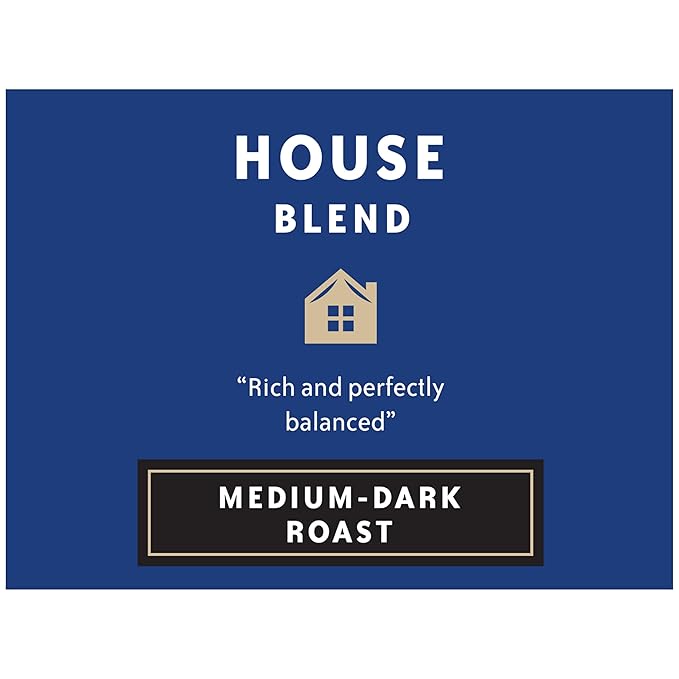 Community Coffee House Blend 96 Count Coffee Pods, Medium Dark Roast, Compatible with Keurig 2.0 K-Cup Brewers, 24 Count (Pack of 4)