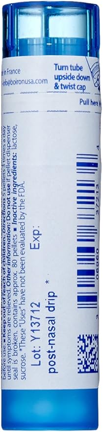 Boiron Hydratis Canadensis 30C, 5-Pack of of 80 Pellet Tubes, Homeopathic Medicine for Postnasal drip