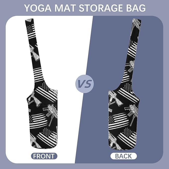 Aiyoolee Yoga Mat Bag for Women with Large Pocket, Yoga Gifts Accessories with Adjustable Shoulder Strap for Workout Stuff