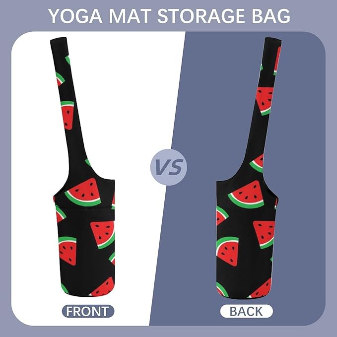 Aiyoolee Yoga Mat Bag with Large Pocket, Strap Bag Carriers for Women