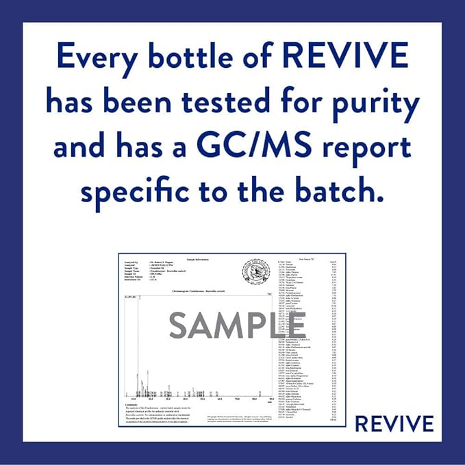 Frankincense King 10mL Essential Oil Blend by Revive Essential Oils - 100% Pure Therapeutic Grade, for Diffuser, Humidifier, Massage, Aromatherapy, Skin & Hair Care