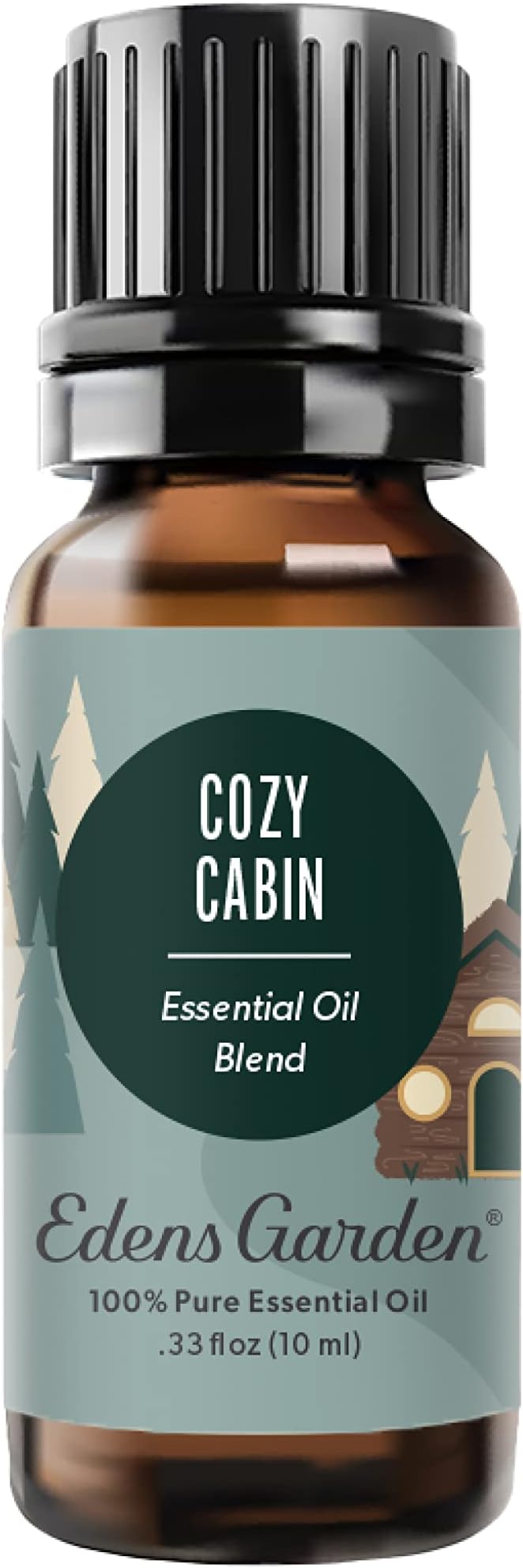 Edens Garden Cozy Cabin Essential Oil Blend- 100% Pure Premium Grade, Undiluted, Natural, Therapeutic, Aromatherapy, The Best for Diffusing, Candle, Laundry, Humidifiers 10 ml (.33 fl oz)
