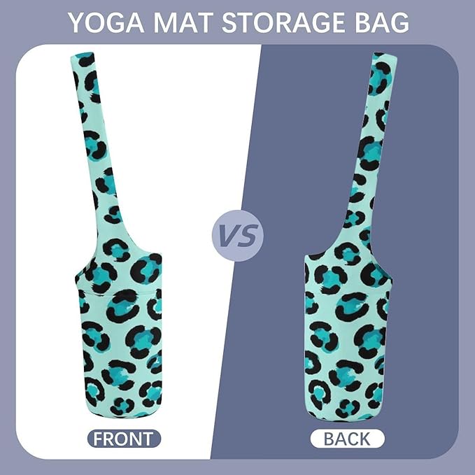 Aiyoolee Women's Portable Yoga Mat Bag Single Shoulder Carrier with Pocket for Gym Yoga Workout Travel