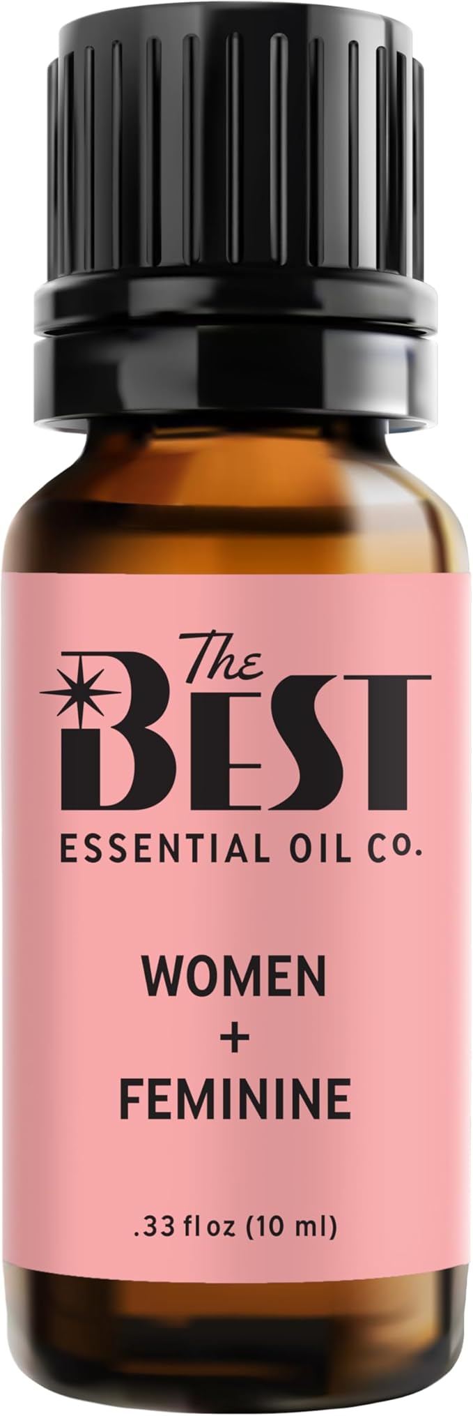 The Best Women + Feminine Essential Oil Blend- Premium Grade- 100% Pure & Natural for Aromatherapy, Diffuser, Spa, Massage, Air Freshener- 10 ml (.33 fl oz)