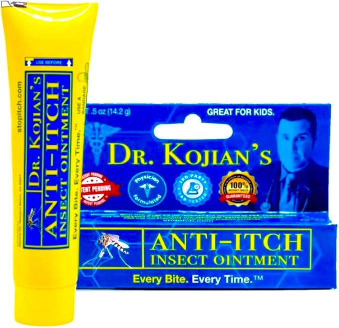 Bug Bite Relief Ointment | Fast-Acting Anti-Itch Cream | Doctor-Formulated Insect Bite Treatment | Reduces Swelling & Itch in Minutes | 0.5oz