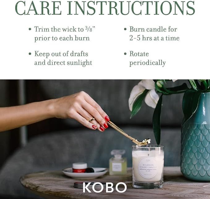 KOBO Red Poppy Scented Candle with Plantable Box (9 oz) | Plant The Box Collection, 100% Pure Soy Wax Candles | Hand-Poured in USA | Long Lasting 60 Hour Burning Candles | Scented Candles for Home