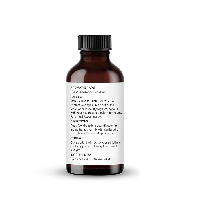 Majestic Pure Essential Oil with Glass Dropper - 100% Pure and Natural - Essential Oils for Diffuser, Aromatherapy, Soap and Candle Making, Bergamot Essential Oil, Bgamot Oil, 1 Fl Oz