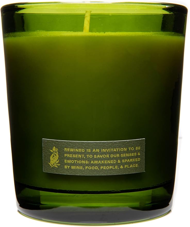 Rewined - Premium Chardonnay Scented Candles, 10 oz. - Velvety Smooth, Smoky Scented with Notes of Orange Blossom, Yellow Apple & Sandalwood - Non Toxic Candles