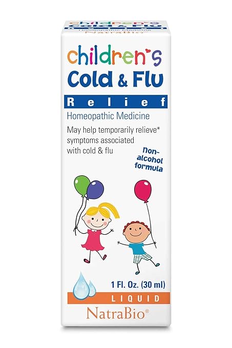 NaturalCare Children's Cold & Flu, Homeopathic Liquid, 1 fl. oz
