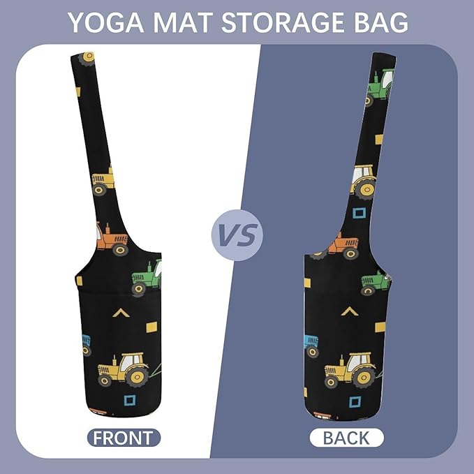 Aiyoolee Yoga Mat Bag Large Tote Carrier Holder with Water Bottle Pocket Yoga Bags
