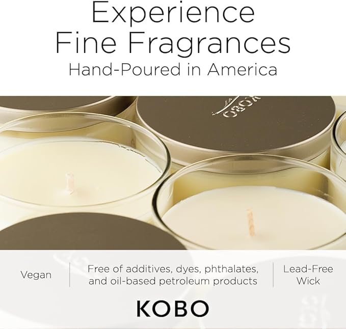 KOBO Breakwater Sea Spray Scented Candle (11 oz) | Coastal Collection, 100% Pure Soy Wax Candles | Hand-Poured in USA | 80 Hour Burn | Scented Candles for Home