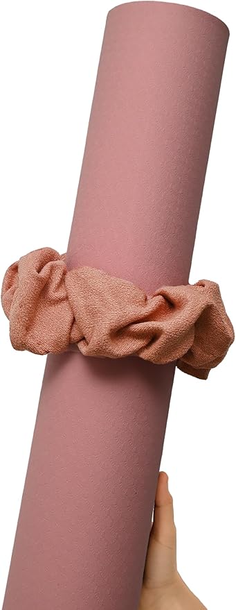 Mirmire Yoga Mat Scrunchie - Holds Your Yoga Mat in Style - Durable & Elasticity Fabric - Fits All Standard Yoga Mats (mat not included)