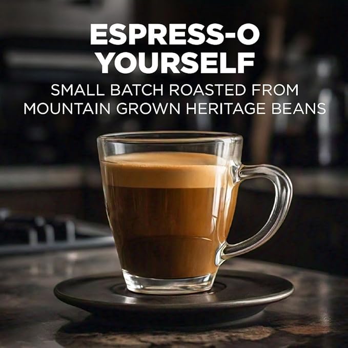 Maud's Espresso Roast Coffee Pods, 50ct, Dark Roast Coffee in Recyclable Single Serve Pods – 100% Arabica Coffee, Compatible with Keurig K Cups Maker
