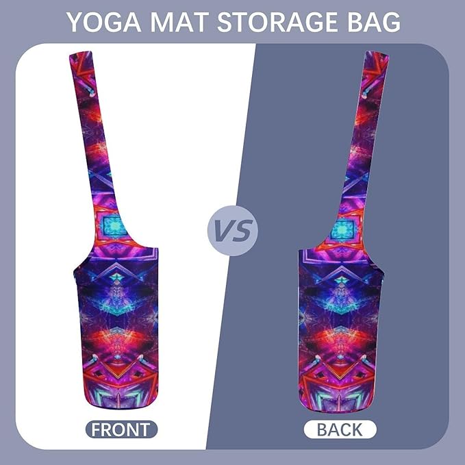 Meaudiwes Large Size Yoga Mat Bag with Long Strap, Yoga Mats Carrier Storage Bag, Exercise Mat Holder Accessories