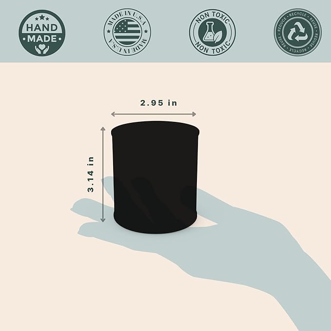 Wick & Star Vegan Non-Toxic, Wood Wick, Natural Coconut Soy Wax Aromatherapy Candle, Clean Burning (Caramel Pumpkin)