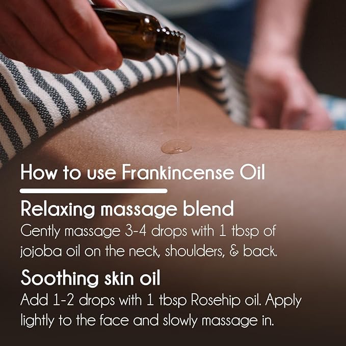 16 fl oz - Frankincense Essential Oil (100% Pure & Uncut), Aluminum Bottle - GreenHealth