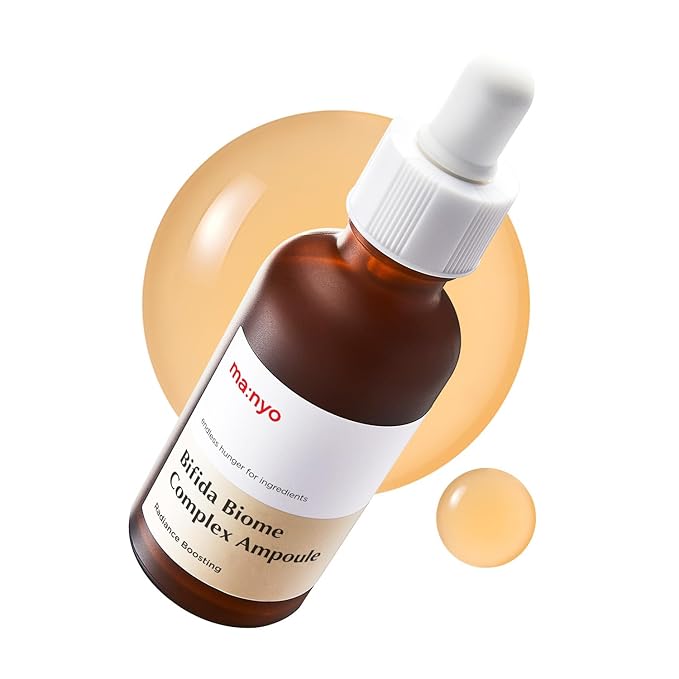 MANYO Bifida Biome Complex Ampoule Serum, Skin Rejuvenating and Skin Barrier Repair with 10 Types of Hyaluronic Acid & Probiotics, Glow Skin, Anti-aging, Korean Skincare 1.7 fl oz (50ml)