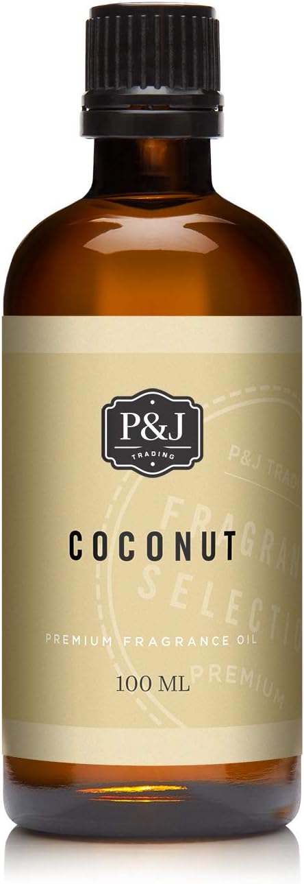 P&J Trading Fragrance Oil | Coconut Oil 100ml - Candle Scents for Candle Making, Freshie Scents, Soap Making Supplies, Diffuser Oil Scents