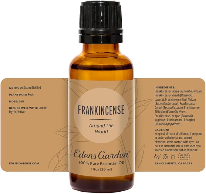 Edens Garden Frankincense Around The World Essential Oil, 100% Pure Therapeutic Grade (Undiluted Natural/Homeopathic Aromatherapy Scented Essential Oil Singles) 30 ml