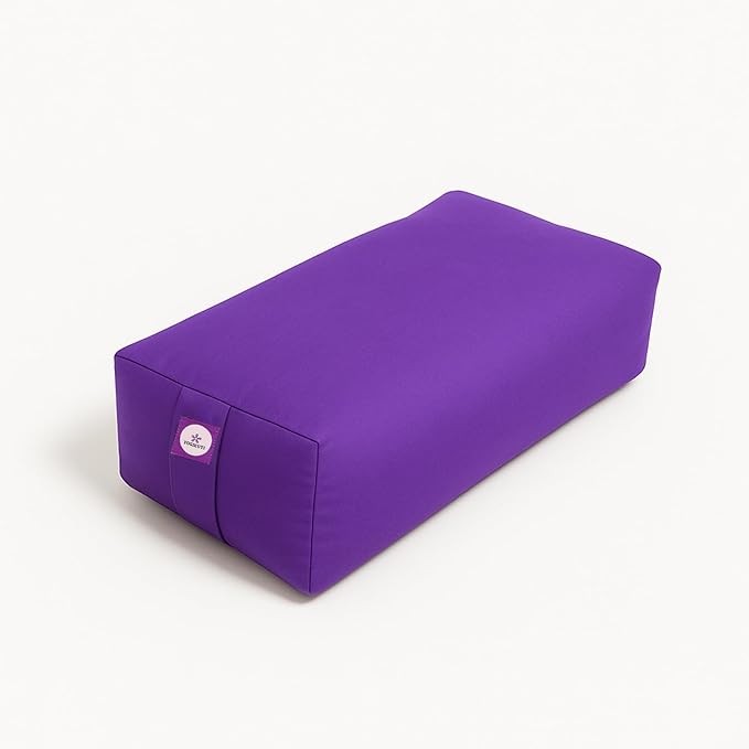 Rectangular Cotton Yoga Bolster, Yoga Pillow, Yoga Cushion, Yin yoga Bolster, Iyengar yoga bolster