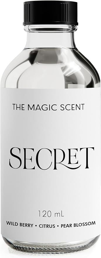 The Magic Scent Secret Diffuser Oil - Hotel & Home Luxury Scents - Diffuser Oil Scents for Home Designed for Use in All Diffusers - 4 fl oz, 120 mL