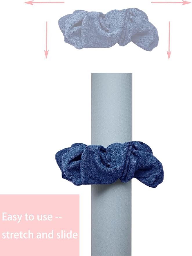 Mirmire Yoga Mat Scrunchie - Holds Your Yoga Mat in Style - Durable & Elasticity Fabric - Fits All Standard Yoga Mats (mat not included)