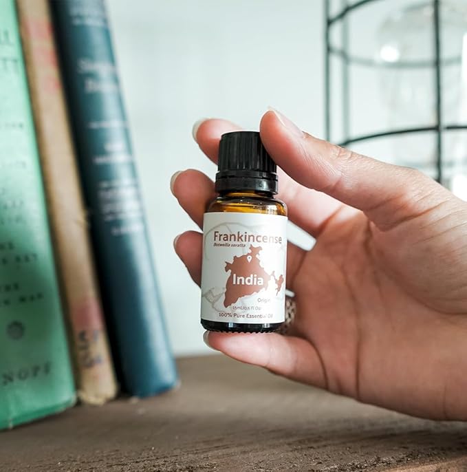 Frankincense Essential Oil - Direct from Madhya Pradesh, India - Pure Essential Oil for Diffusers and Aromatherapy | 100% Pure Therapeutic Grade Natural Aceite de Incienso (2lbs)