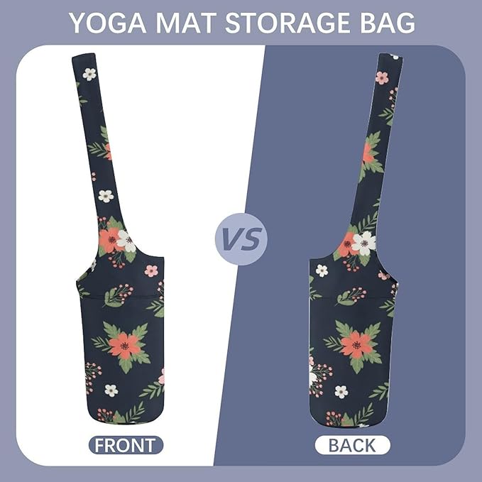 Meaudiwes Large Size Yoga Mat Bag with Long Strap, Yoga Mats Carrier Storage Bag, Exercise Mat Holder Accessories