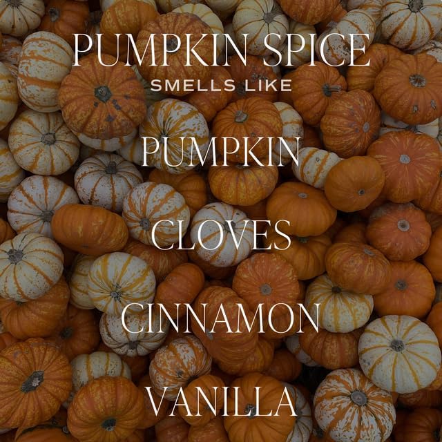 Sweet Water Decor Pumpkin Spice Candle, Autumn Scented Notes of Pumpkin, Cloves, & Buttercream, 40+ Hour Burn Time, Non-Toxic Soy Wax Blend, Poured in the USA, Cotton Wick, 9oz Glass Jar with Gold Lid