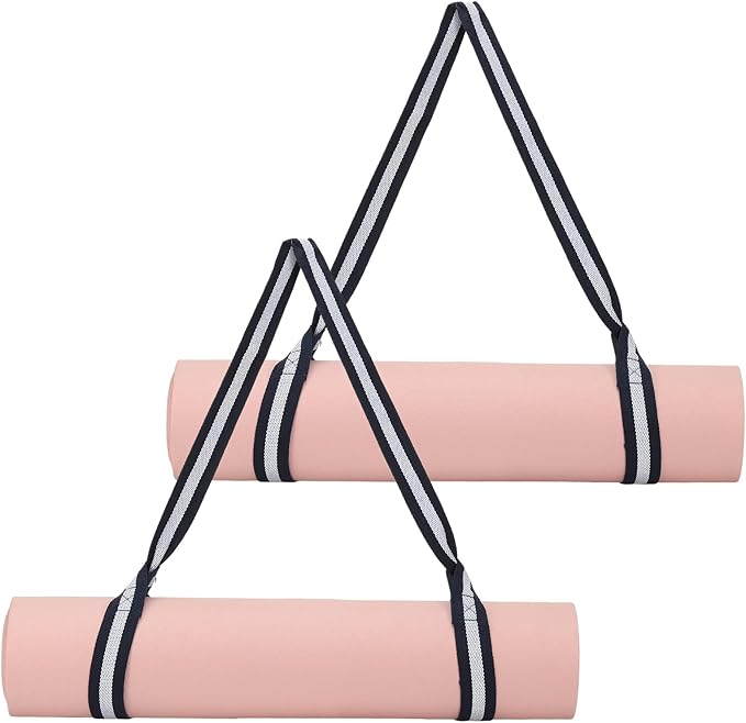 YELARXI Yoga Mat Straps for Carrying, Adjustable Exercise Mat Sling Holder Multi Purpose Mats Carrier