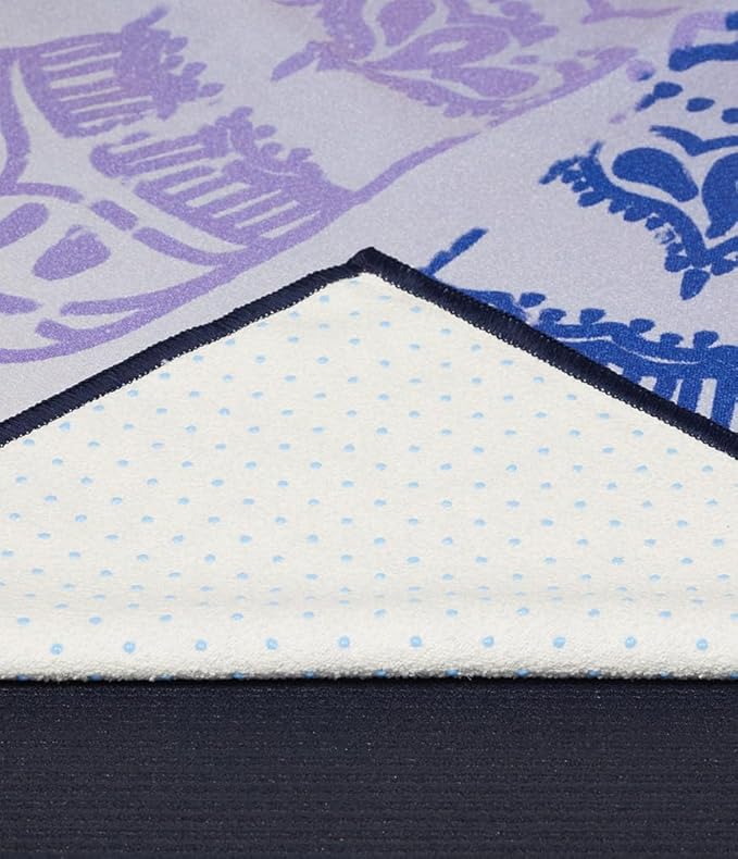 Manduka Yogitoes Hot Yoga Mat Towel - 71" | Moisture Activated Grip | Patented Silicone Nubs | Highly Absorbent, Durable & Easy Care | Made from Recycled Materials | 71 x 24 Inches