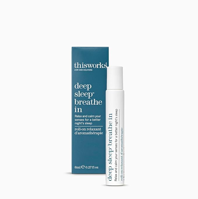 THISWORKS Deep Sleep Breathe in, Natural Roll-On Sleep Aid and Tension Relief, 8 ml