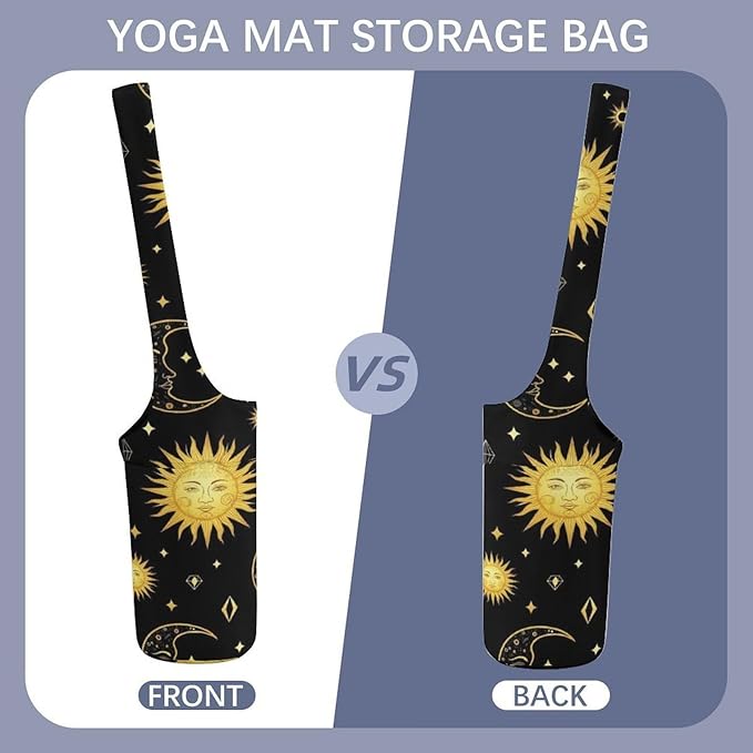 Meaudiwes Large Yoga Mat Bag Fit Most Size for Ladies Yoga Mats Carrier Bags Multi-Functional Exercise Mat Holder Storage Bag